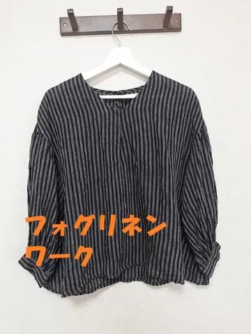 컨디션 최상 포그린워크 fog linen work 칠부 풀오버 M