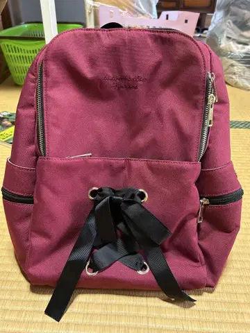 허니살롱 리본 포함 백팩