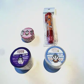 시무라 켄의 대폭소전 양생 테이프 마스킹 테이프 노크식 지우개 4세트