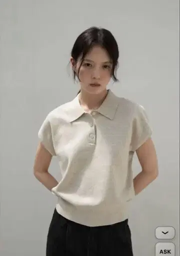 ohotoro Pot French Sleeve Knit oatmeal
