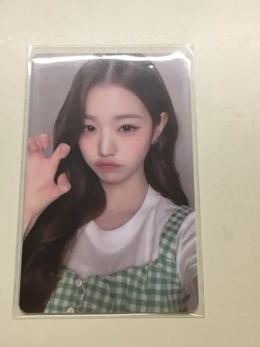 하자 없음 급처) 아이브 원영 파파존스 2차 포토카드