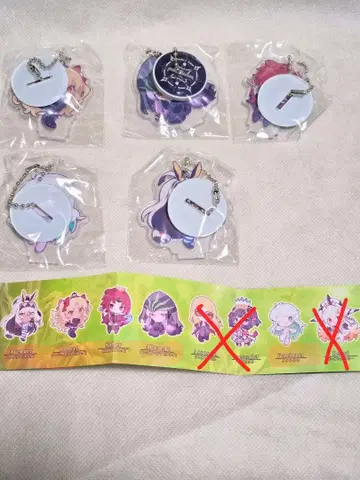 FGO 아크릴 키체인 5종 세트