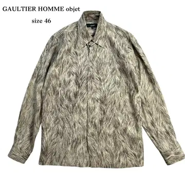 GAULTIER HOMME objet 골체 오브제 옴 긴팔 셔츠