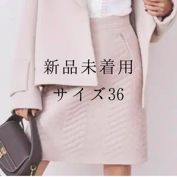 CELFORD 퀼팅 사다리꼴 스커트 미사용 새상품