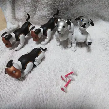 aibo 아이보 데스크탑 액션 피규어 세트 4종 가챠가챠