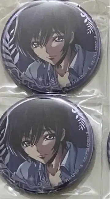 코드 기어스 메탈릭 캔뱃지 를르슈 2점