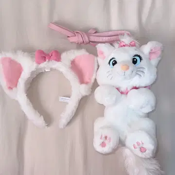 마리 머리띠 숄더 봉제 인형 세트