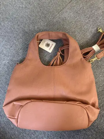 핑크 숄더백