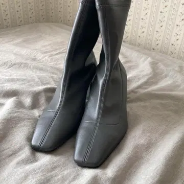 FABIO RUSCONI 스트레치 스퀘어토 숏부츠 35 하프