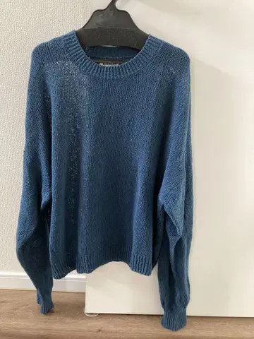 CORKSCREW YARN KNIT BIG P O 크루넥 니트