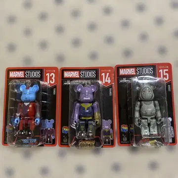 MARVEL STUDIOS 큐브릭 피규어 3체 세트