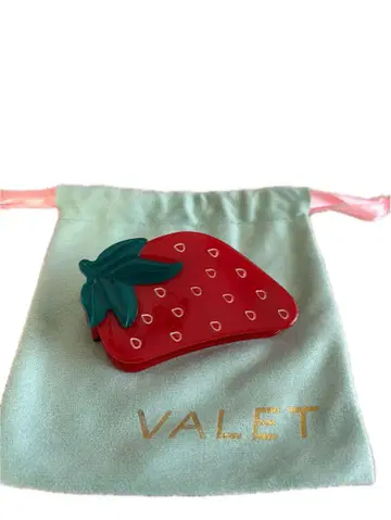 VALET 헤어 클립 딸기 스트로베리