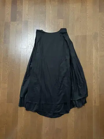 미즈이로 인드 더블 헴 플레어 원피스