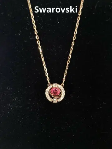 Swarovski 댄싱 목걸이 핑크