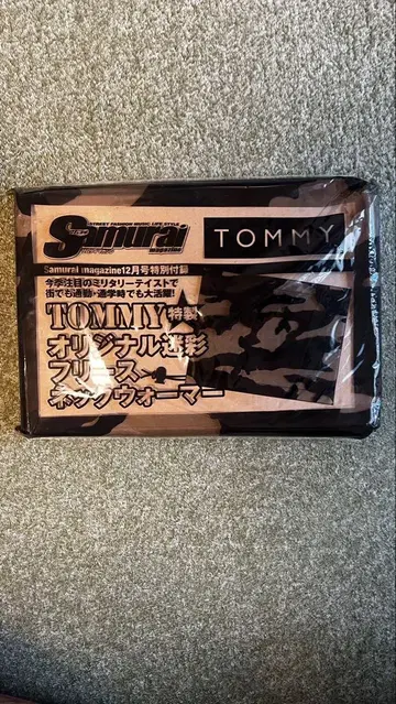 TOMMY 특제 오리지널 카모플라쥬 플리스 넥워머