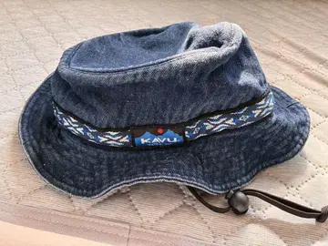 USA제 KAVU 스트랩 버킷햇 모자 인디고 블루