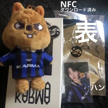 스키즈 KARMA 한 한쿼카 봉제인형 트레이딩 카드 NFC 다운로드 완료