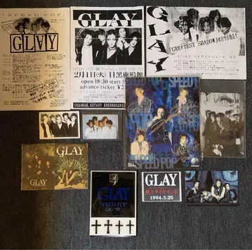 GLAY 인디 전단지 브로마이드 세트