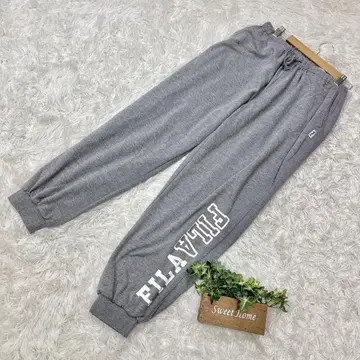 빅 사이즈 [ FILA ] 휠라 스웨트 팬츠 그레이 조거 (XL)