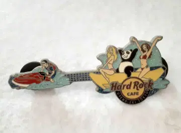 하드 록 카페 Hard Rock Cafe 우에노 팬더 핑 배지 pin