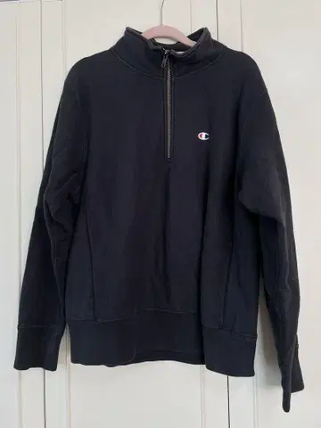 Champion 하프 지퍼 티셔츠