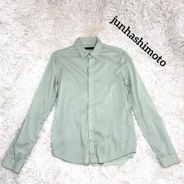 junhashimoto 남성용 셔츠 그린 CTS02 사이즈 2