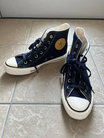 컨버스 스니커즈 하이컷 데님