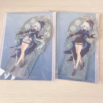 원신 아크릴 스탠드 프리나 화이트 블랙
