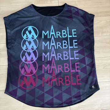 MARBLE 컬러풀 T셔츠 프리 사이즈