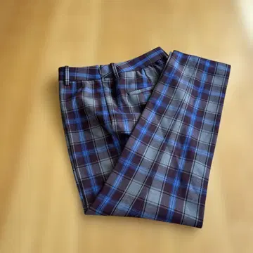 띠어리 럭스 체크 팬츠