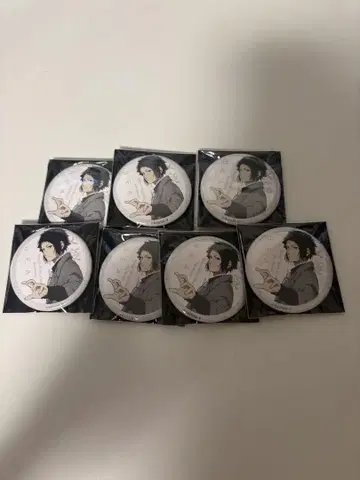 문호 스트레이독스 beast 아쿠타가와 류노스케 캔뱃지 7개 세트