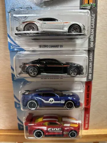 핫휠 Camaro 4대