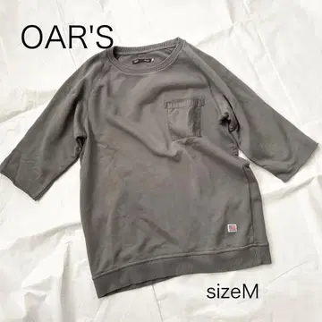 OAR'S 7부 소매 트레이닝복 M 사이즈 카키 (모스그린)
