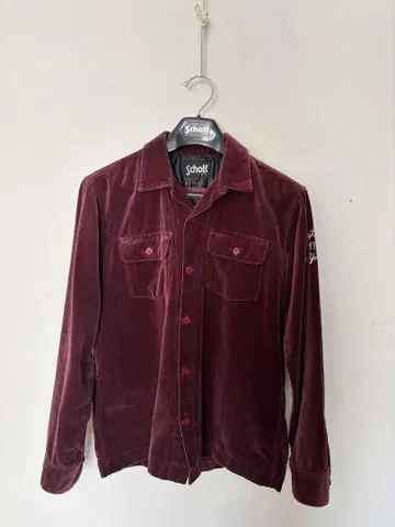 schott 벨로아 셔츠 자켓