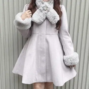 evelyn 비쥬 코트 아이스 그레이
