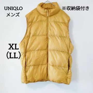 UNIQLO 유니클로 골드 울트라 라이트 다운 베스트 슬리브리스 XL