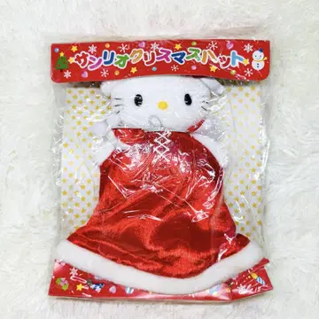레어 미개봉 새상품 산리오 키티 크리스마스 산타 봉제 인형
