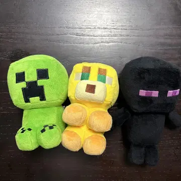 마인크래프트 봉제 인형 세트