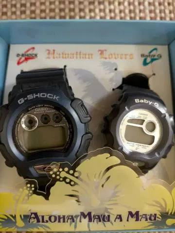CASIO G 페어 워치 Hawaii 한정판 하와이안 LOVERS