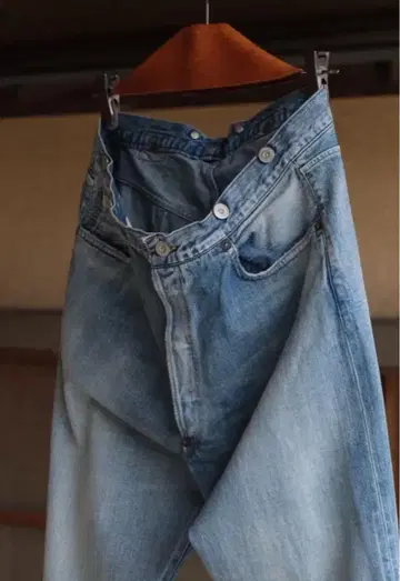 25SS MAATEE&SONS 사이즈 3 '편 PK' 데님