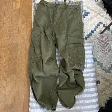 카고 팬츠 올리브 그린 4 포켓