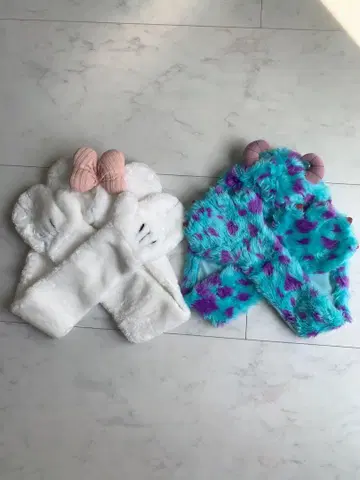 몬스터 주식회사 설리 팬캡 & 미니 팬캡 머플러