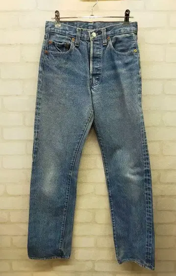 80s Levi's 리바이스 501 데님 팬츠 524 각인 빨간 귀