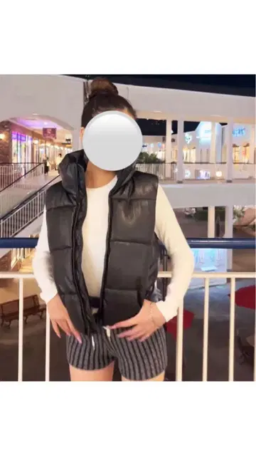 GAP 다운 베스트 다운 자켓 블랙