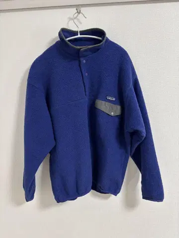 90s Patagonia 스냅T 신틸라 블루 남성용 L