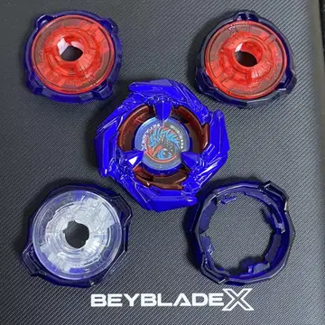 베이블레이드 X 블레이드/코발트 드레이크 메탈 코트: 블루 드란소드