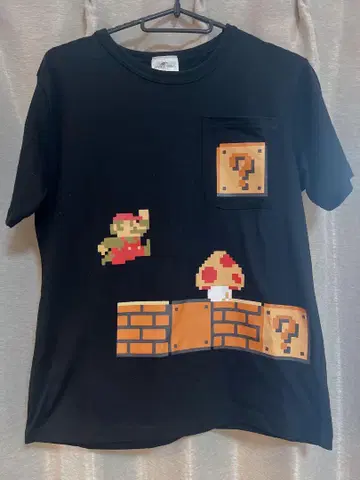 유니버셜 한정판 닌텐도 마리오 T셔츠 닌텐도 월드 S 사이즈