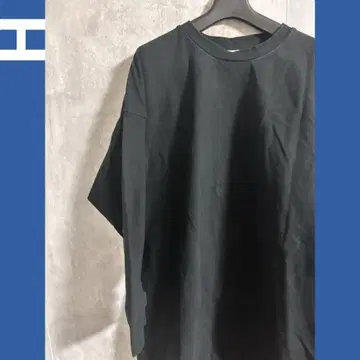 H 유나이티드 애로우즈 오버 사이즈 블랙 코튼 트레이닝복