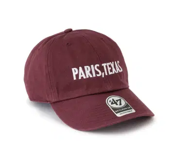 [ 완판템 ] PARIS,TEXAS CAP '47 DARK MAROON
