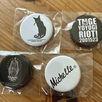 THEE MICHELLE GUN ELEPHANT 캔뱃지 4개 세트